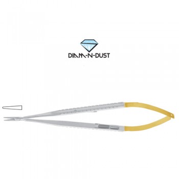 Diam-n-Dust™ Micro Needle Holder Straight Stainless Steel, 14 cm - 5 1/2"